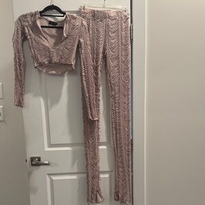 Twiley Tm Two Piece Set Top Small Bottoms Medium